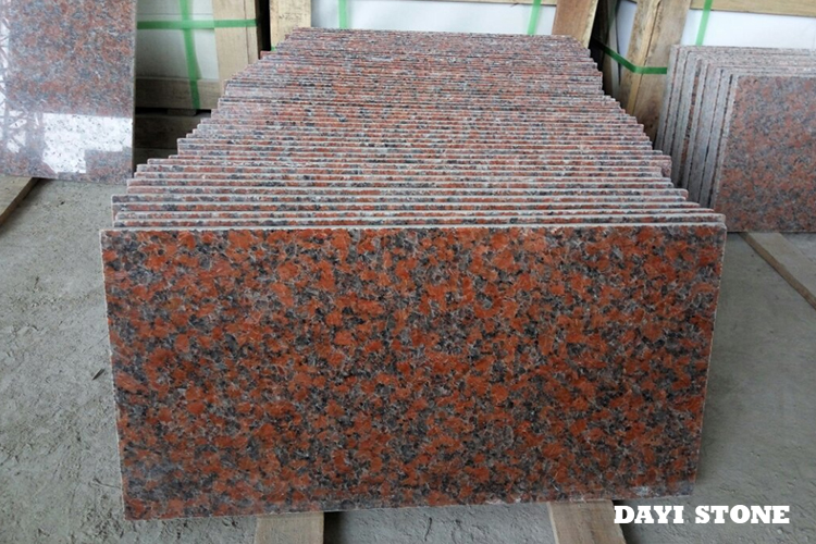 Paving China Red Granite G562 Top Polished others sawn - Dayi Stone